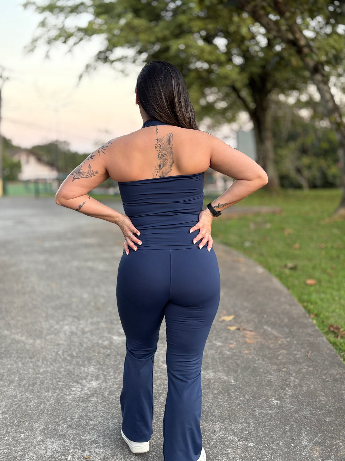 Conjunto Legging Flare