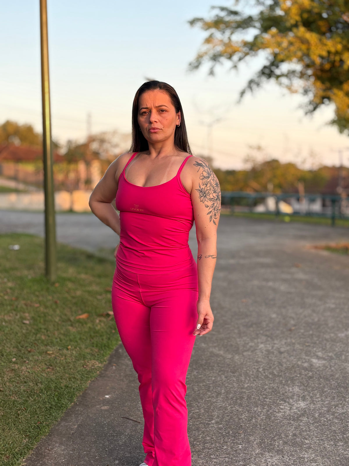 Conjunto leggings Flare Flávia